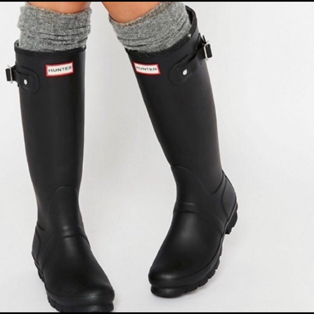 Hunter Original Waterproof Tall Matte Rain Boots